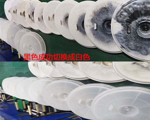 螺杆清洗料&middot;黑色转白色成型清洗案例分享